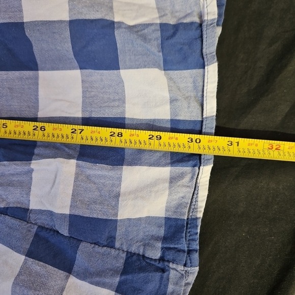 Old Navy Blue & White Gingham Dress Size S Smocked Flutter Sleeve Cottagecore - Picture 7 of 7